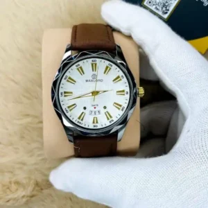 MAXLORD Premium Diamond Cut Watch - White