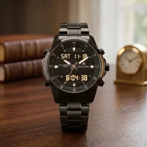 MAXLORD 1691 Premium Dual Time Watch